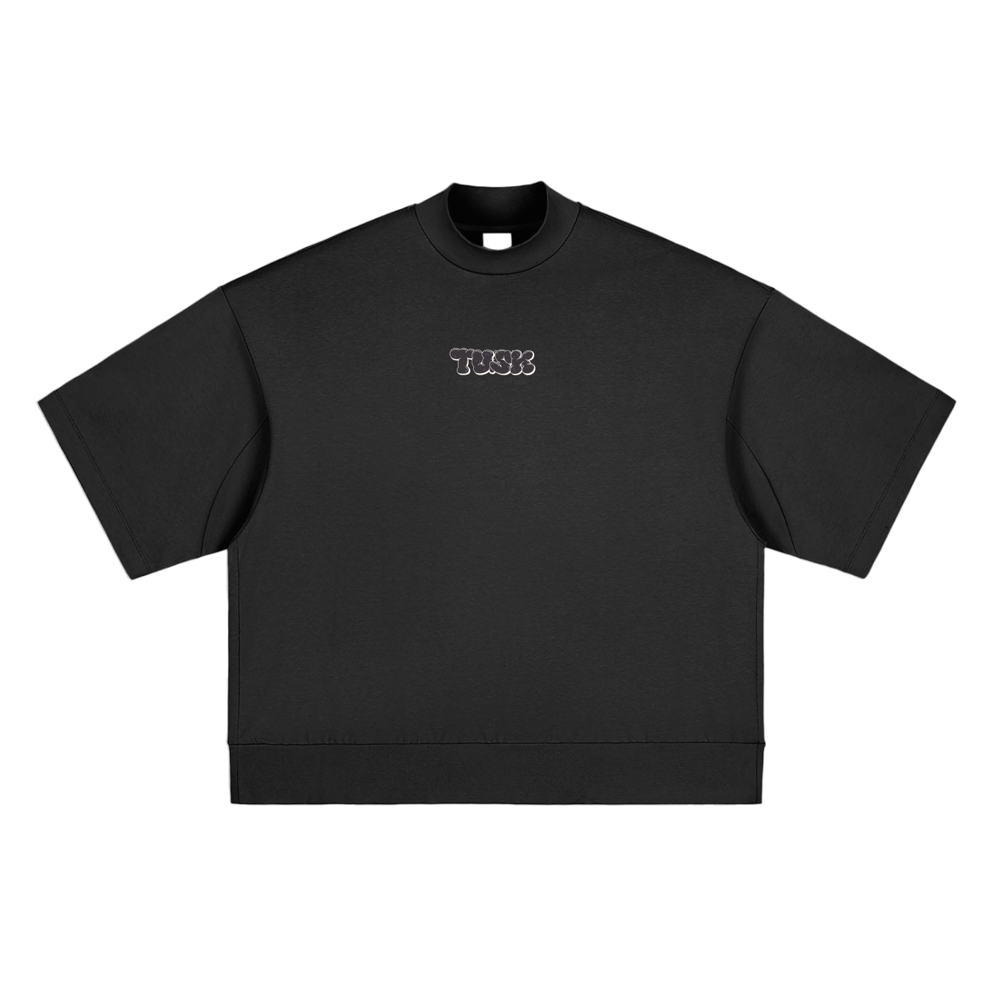 Heavyweight Oversized Mock Neck T-shirt