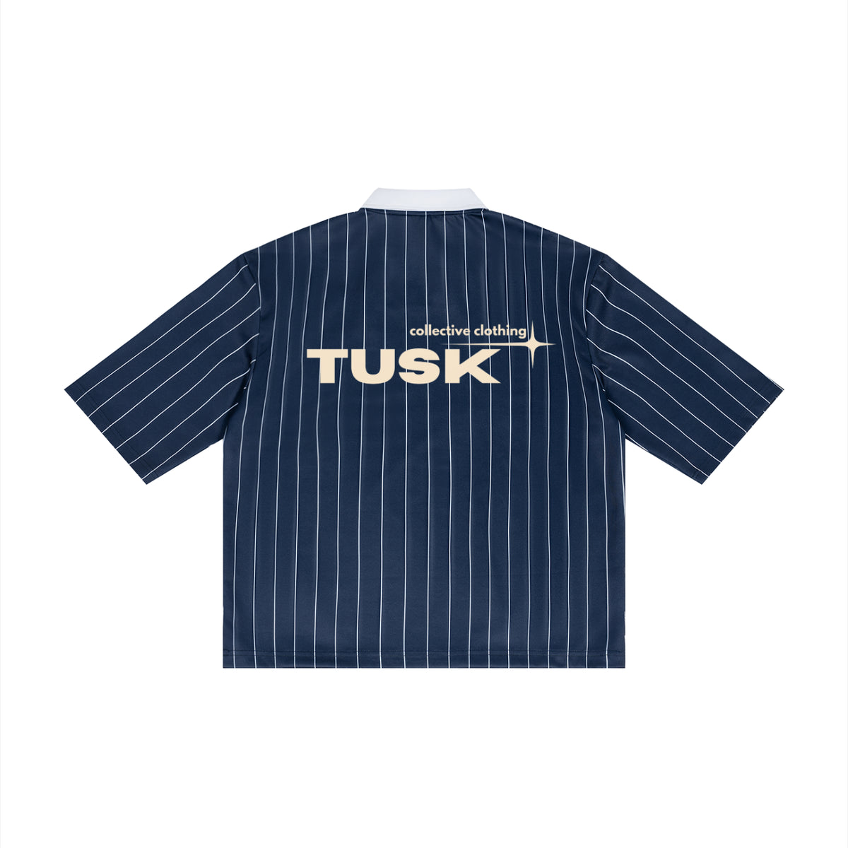 Unisex Pinstripe Collared Soccer Jersey