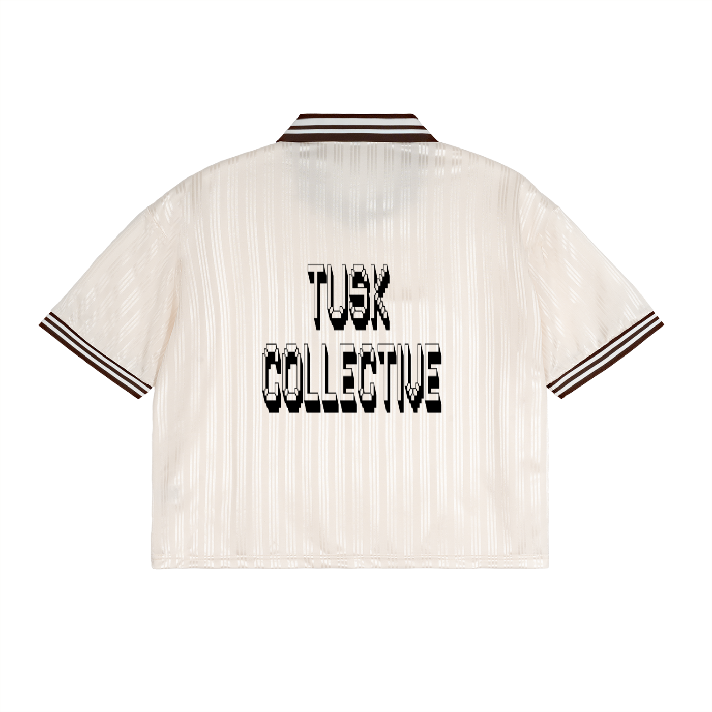 Contrast Stripes Polo Collar T-Shirt