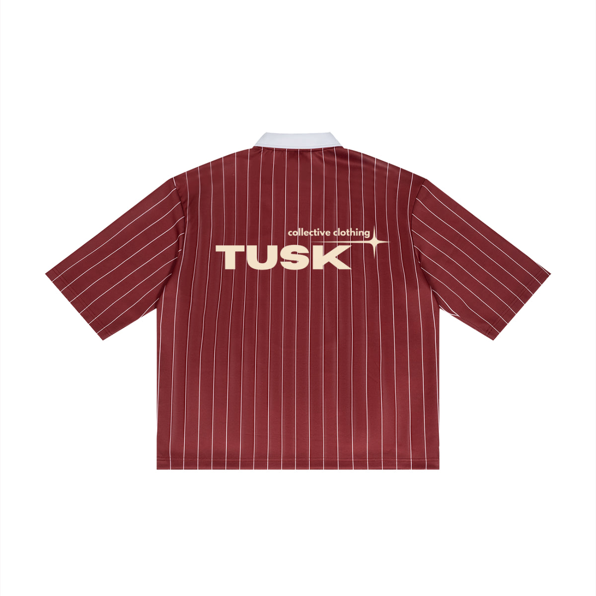 Unisex Pinstripe Collared Soccer Jersey