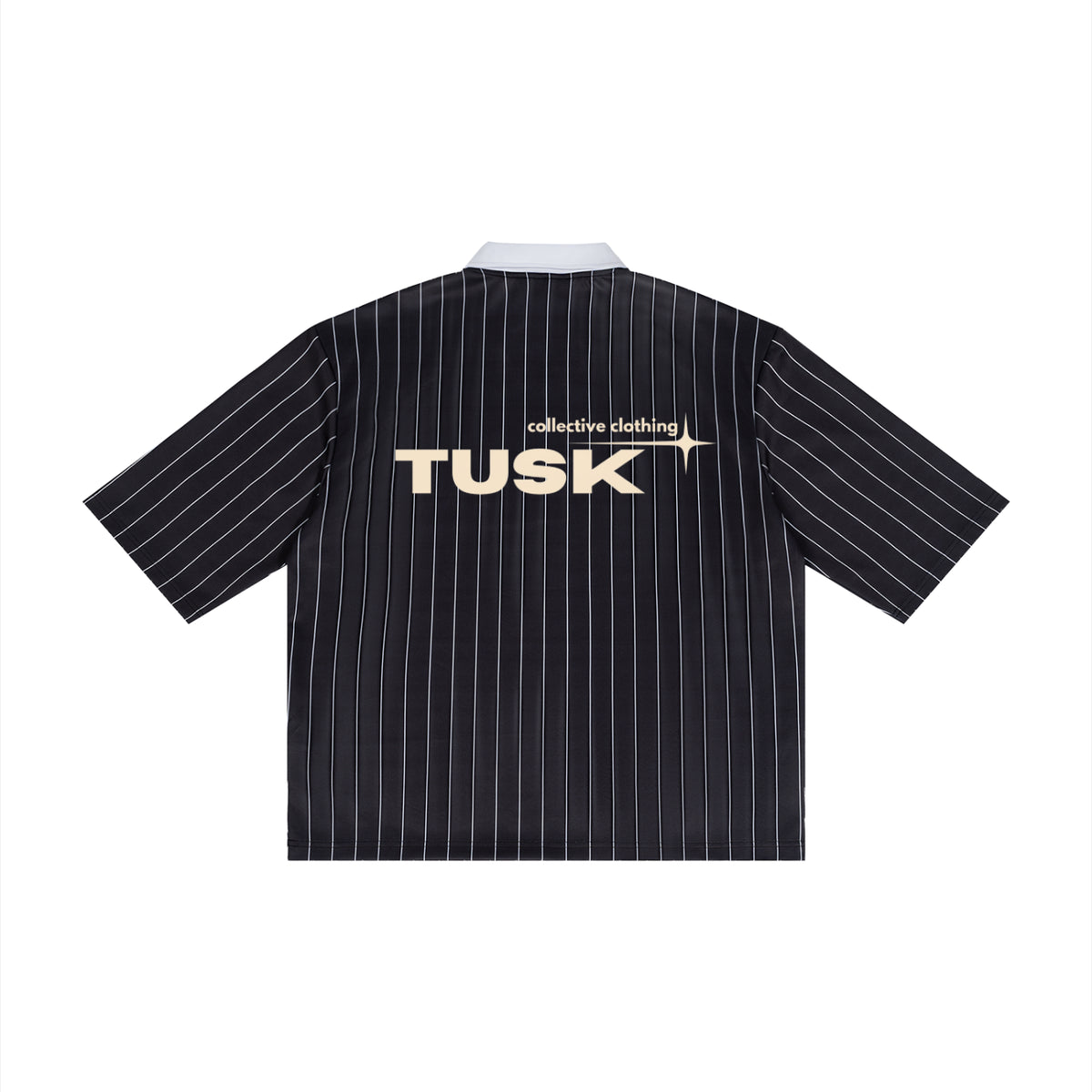 Unisex Pinstripe Collared Soccer Jersey