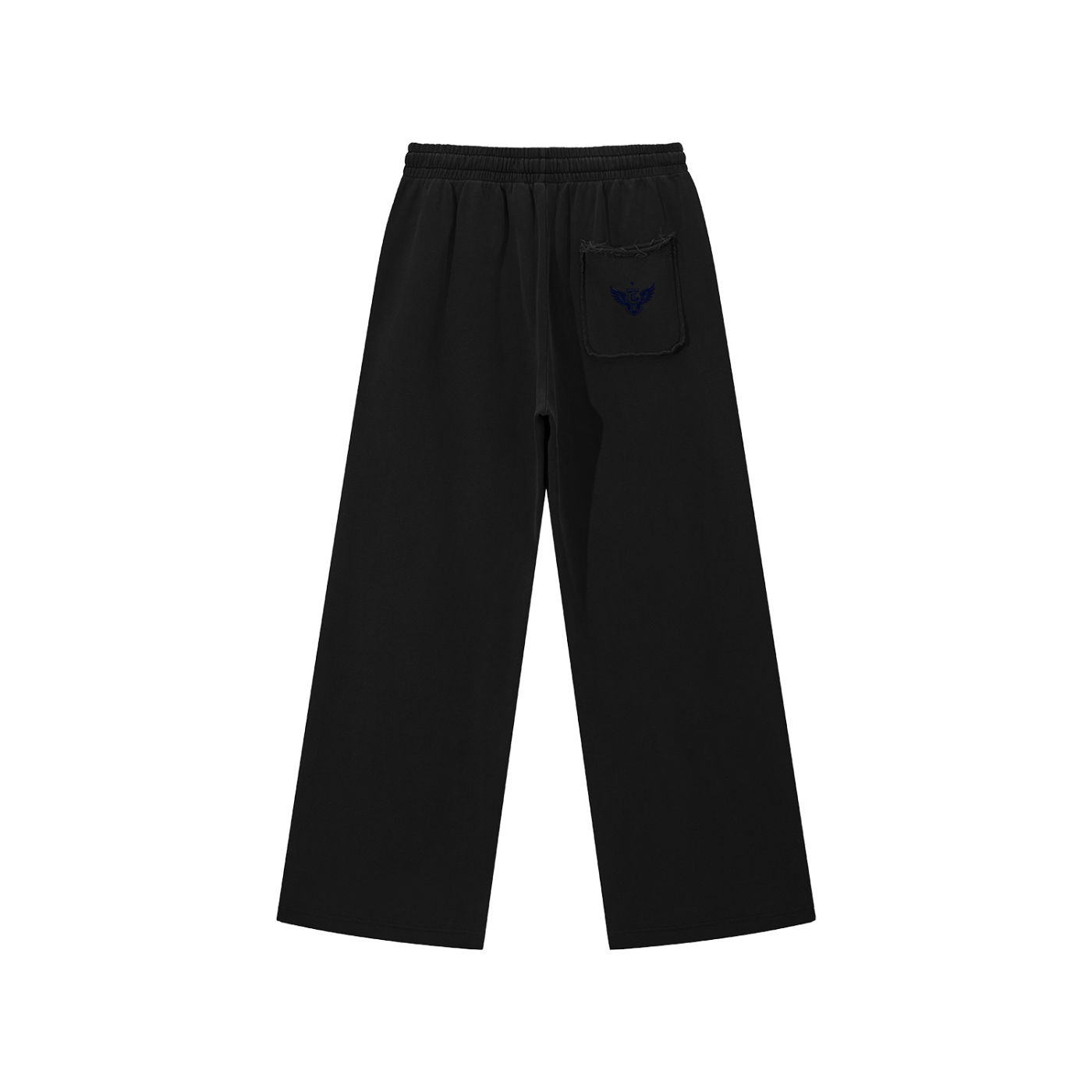 Snow Washed Raw Edge Sweatpants