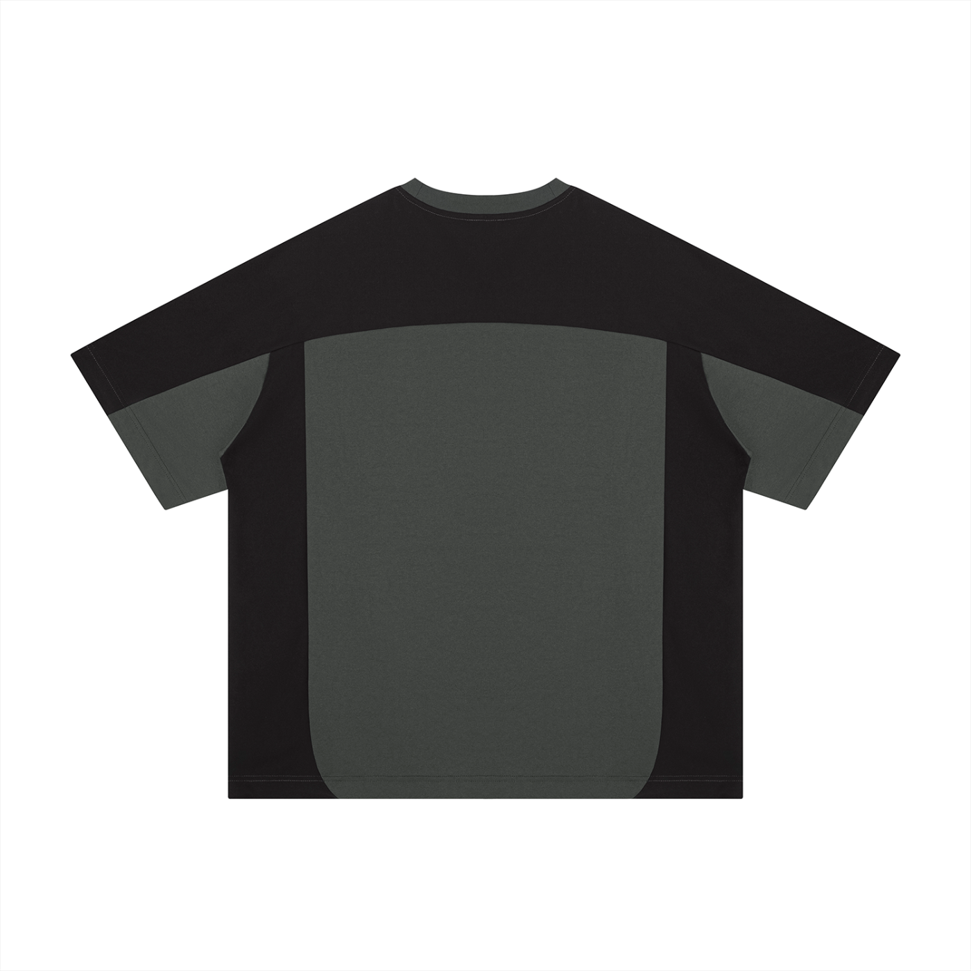 Unisex Color Block Loose T-Shirt