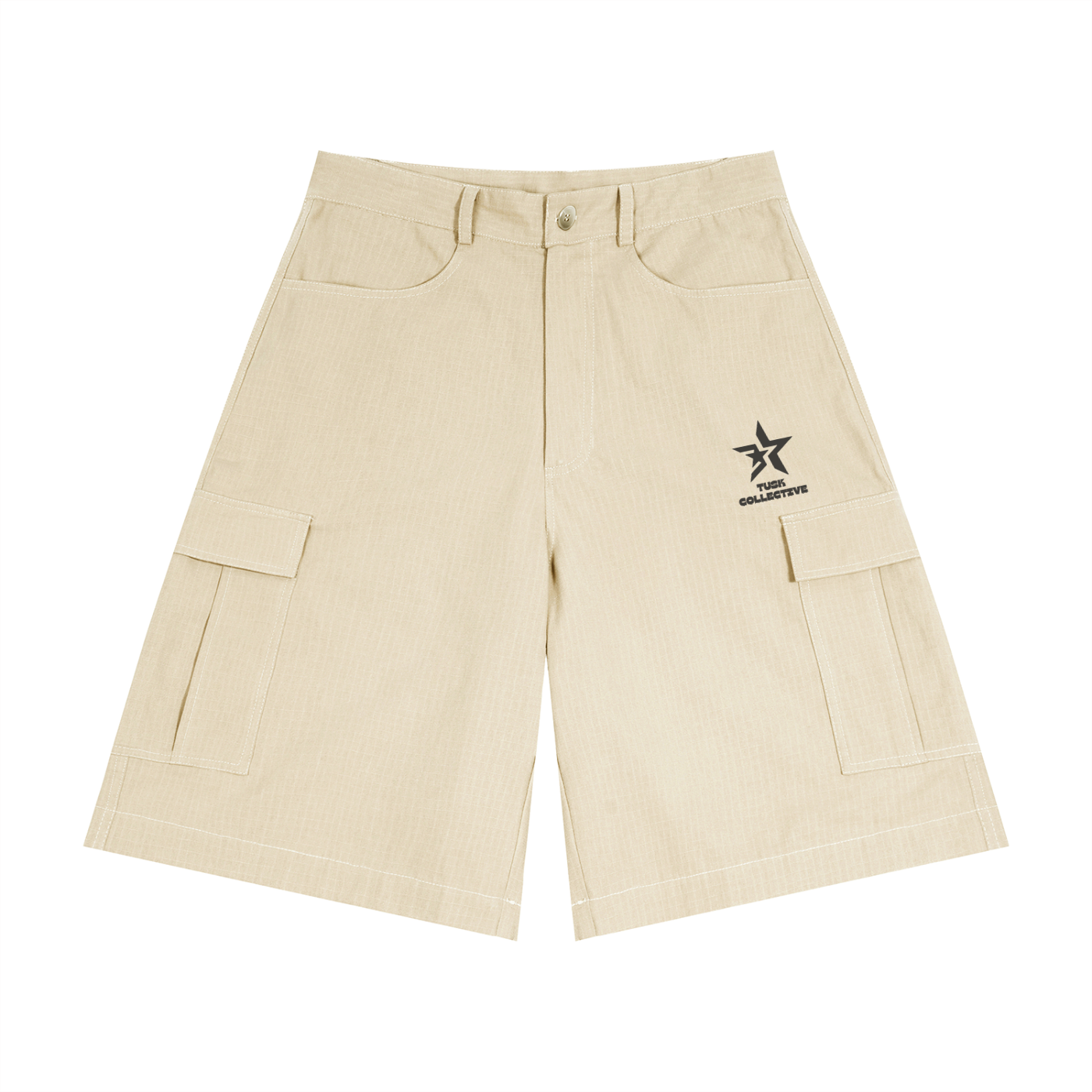 Unisex Woven Cargo Shorts