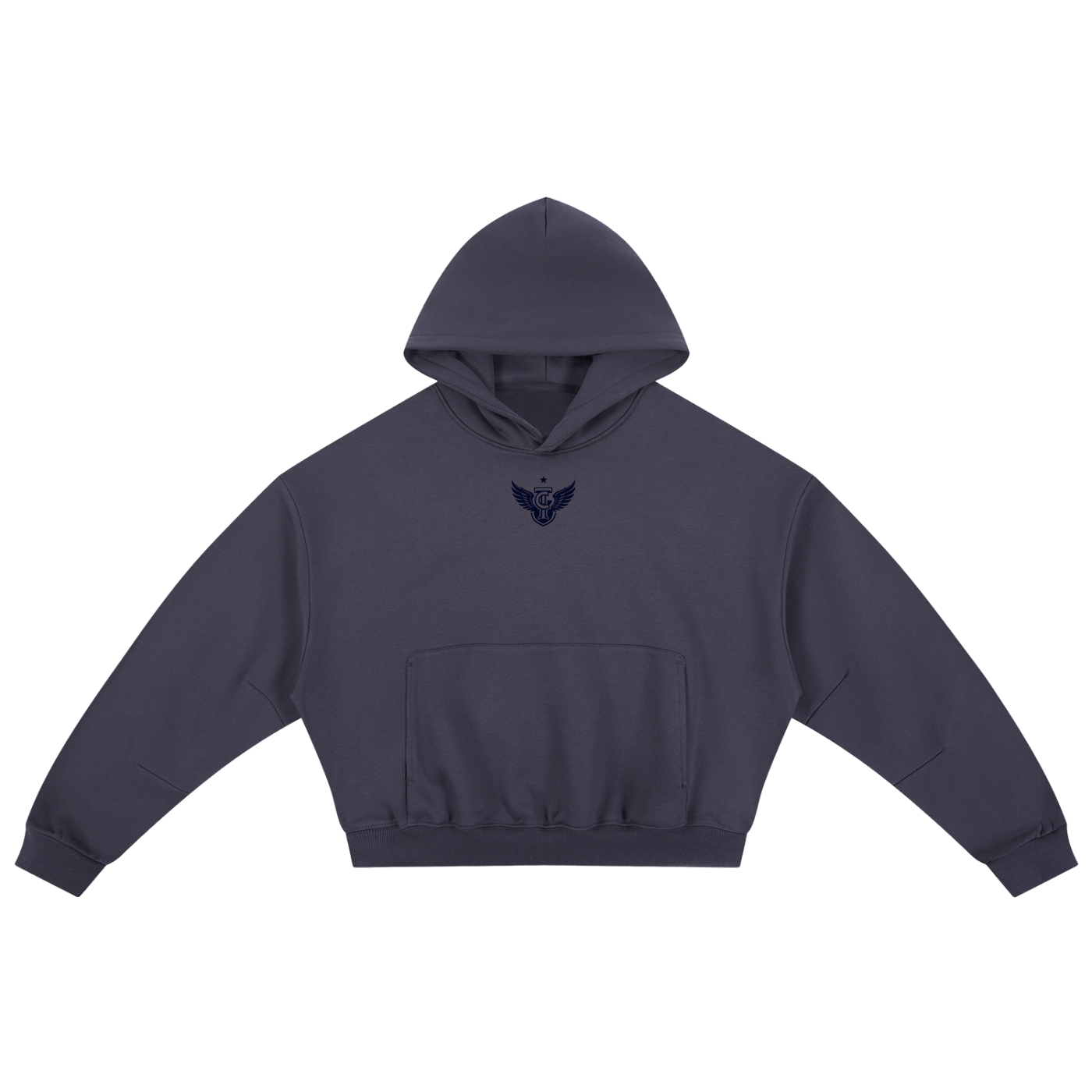 Essential Boxy Darted Sleeve Hoodie