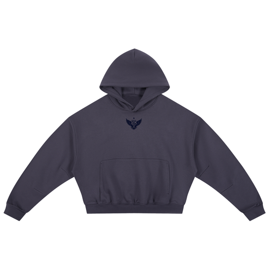 Essential Boxy Darted Sleeve Hoodie
