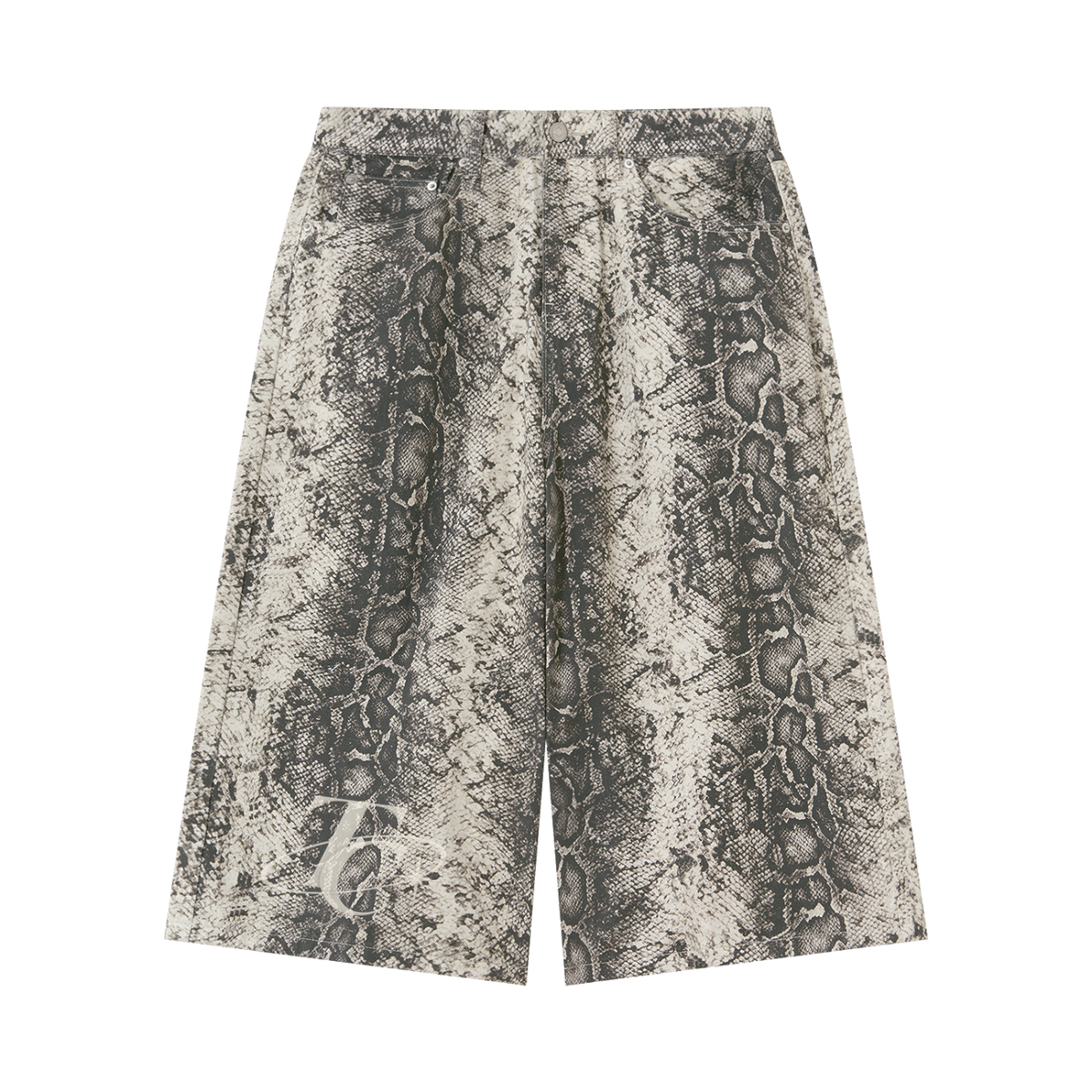 Men's Snake Print Shorts