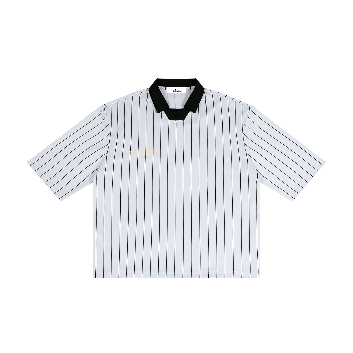Unisex Pinstripe Collared Soccer Jersey
