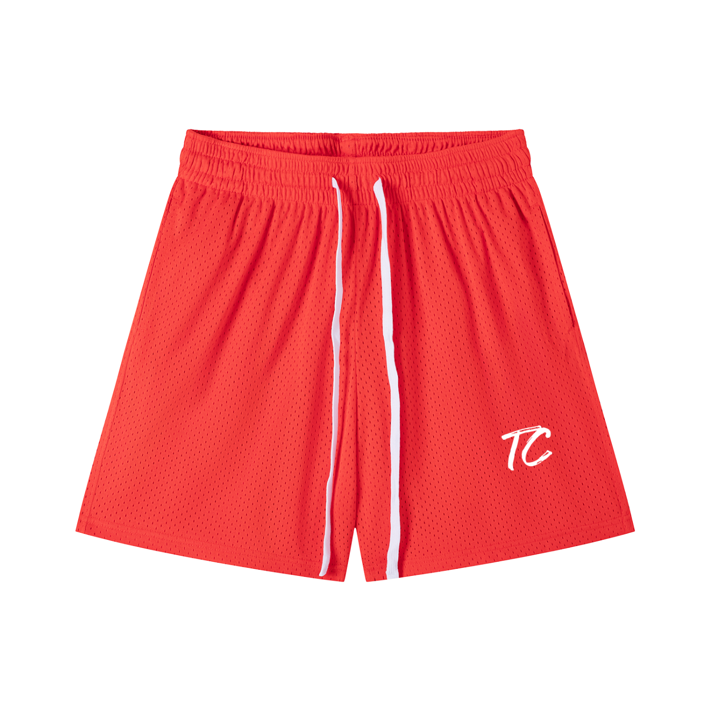 Mesh Drawstring Shorts