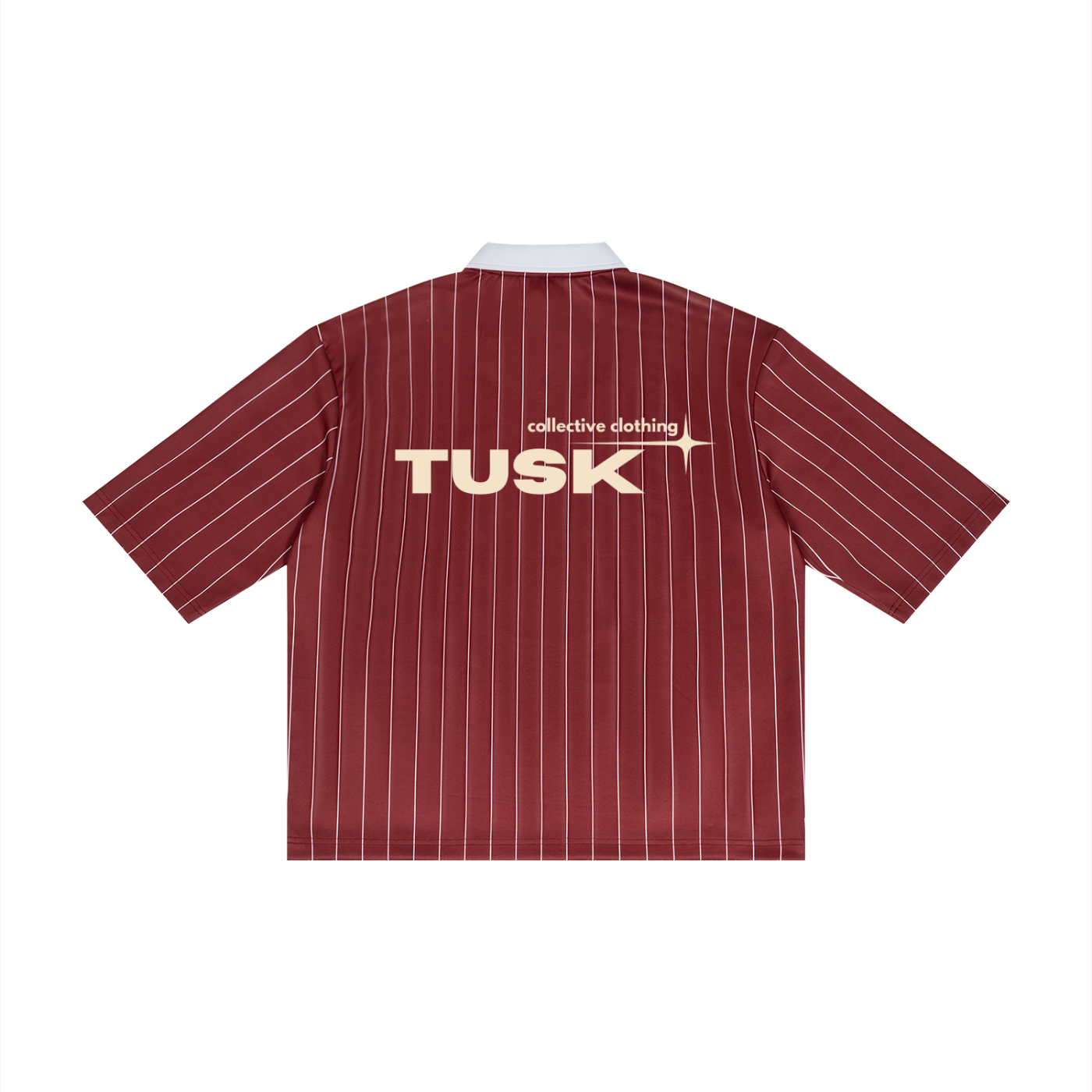 Unisex Pinstripe Collared Soccer Jersey