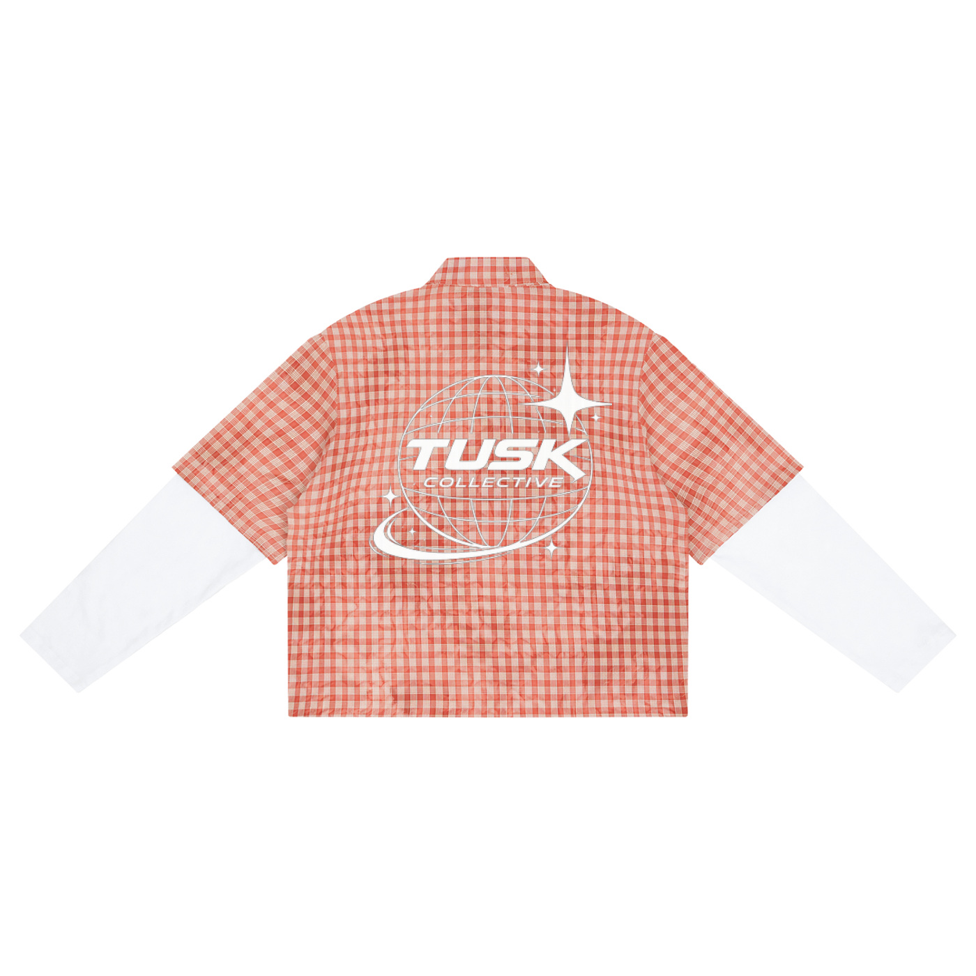 Unisex Vintage Wash Plaid Short Sleeve Shirt