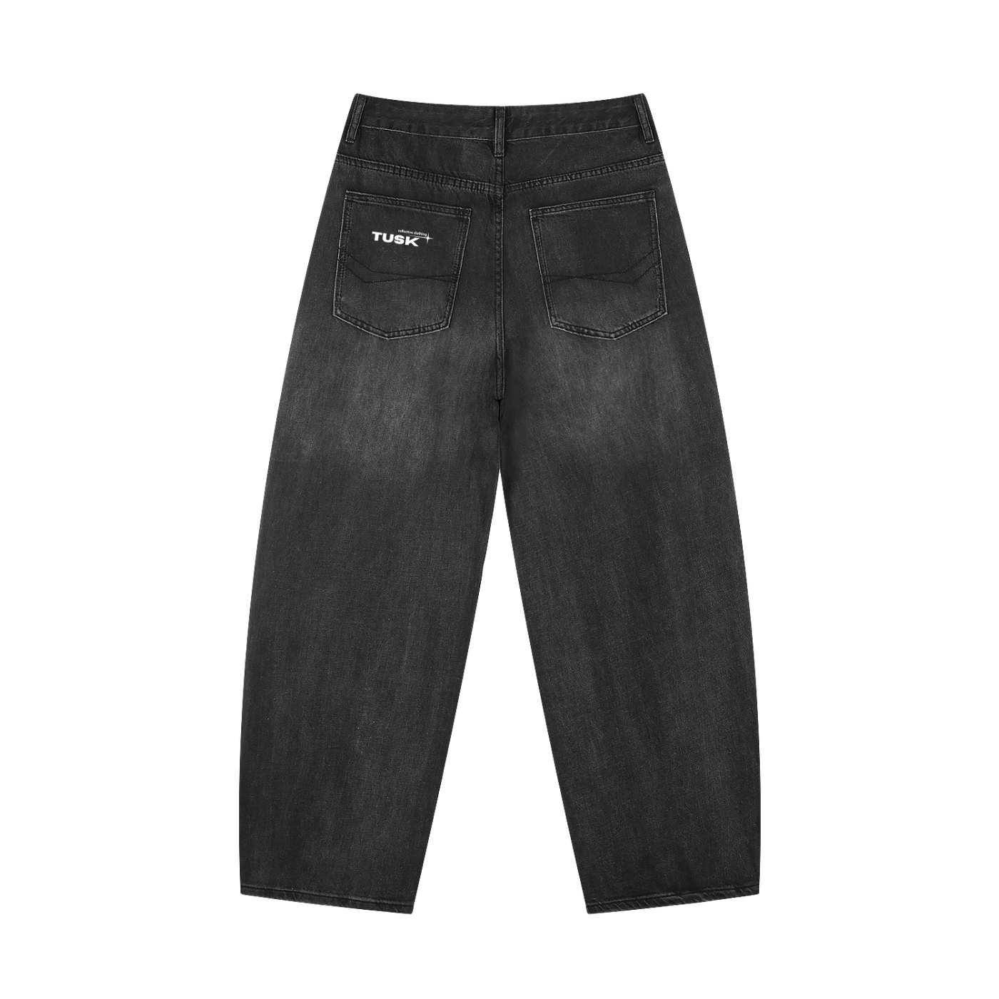 Men's Sunfade Vintage Wash Barrel Leg Jeans