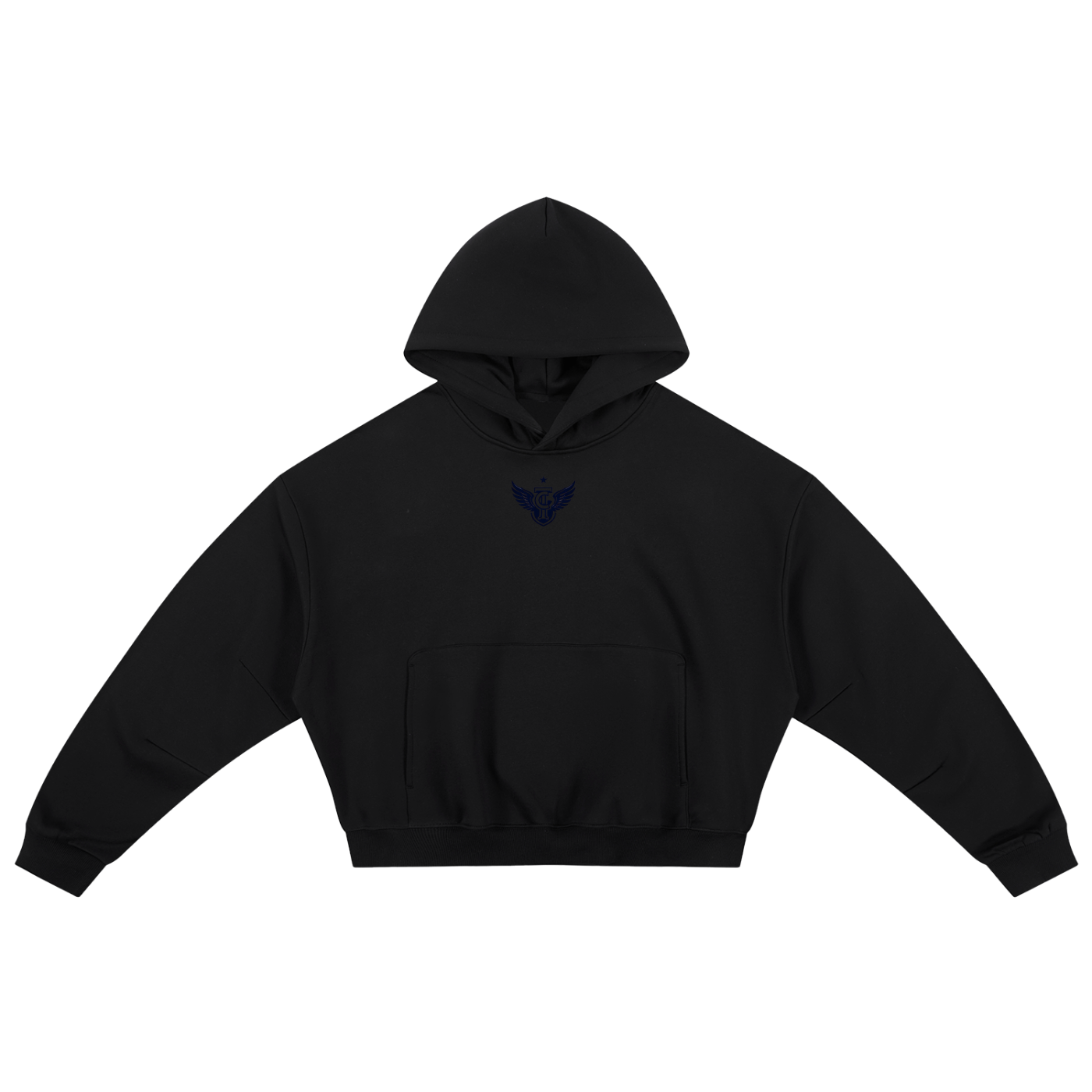 Essential Boxy Darted Sleeve Hoodie