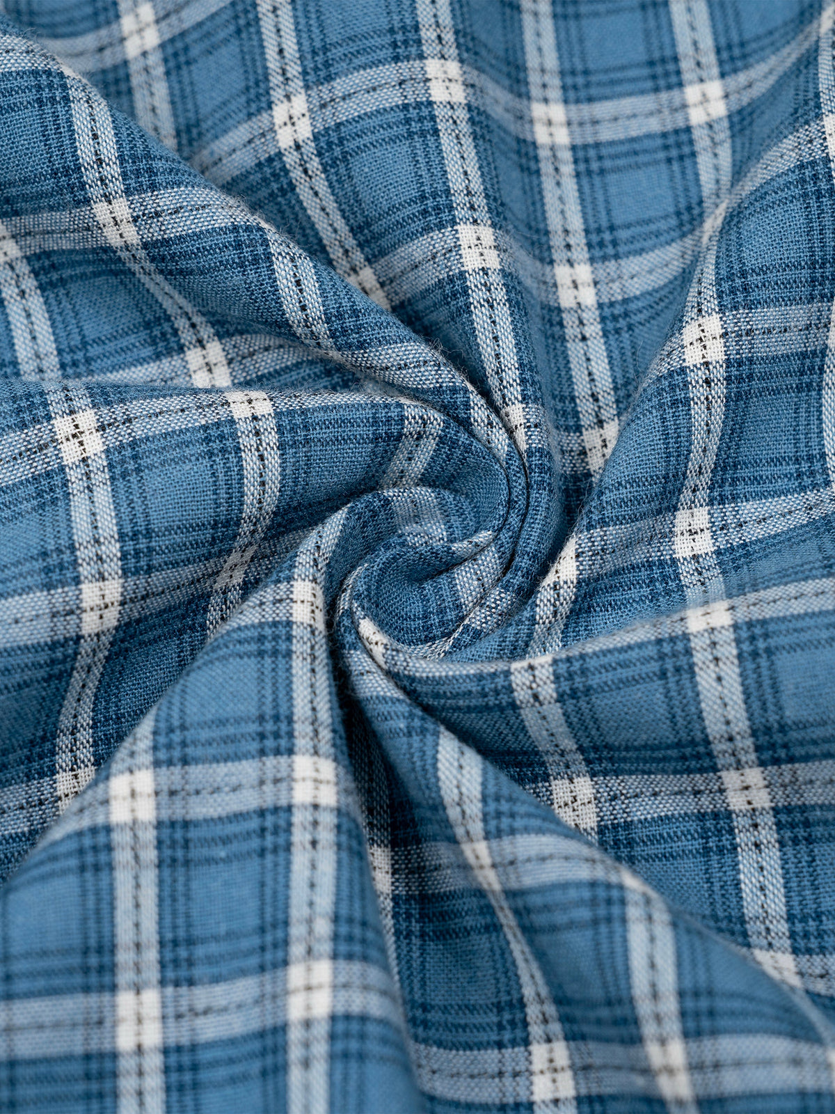 Unisex Boxy Plaid Color Block Polo Shirt