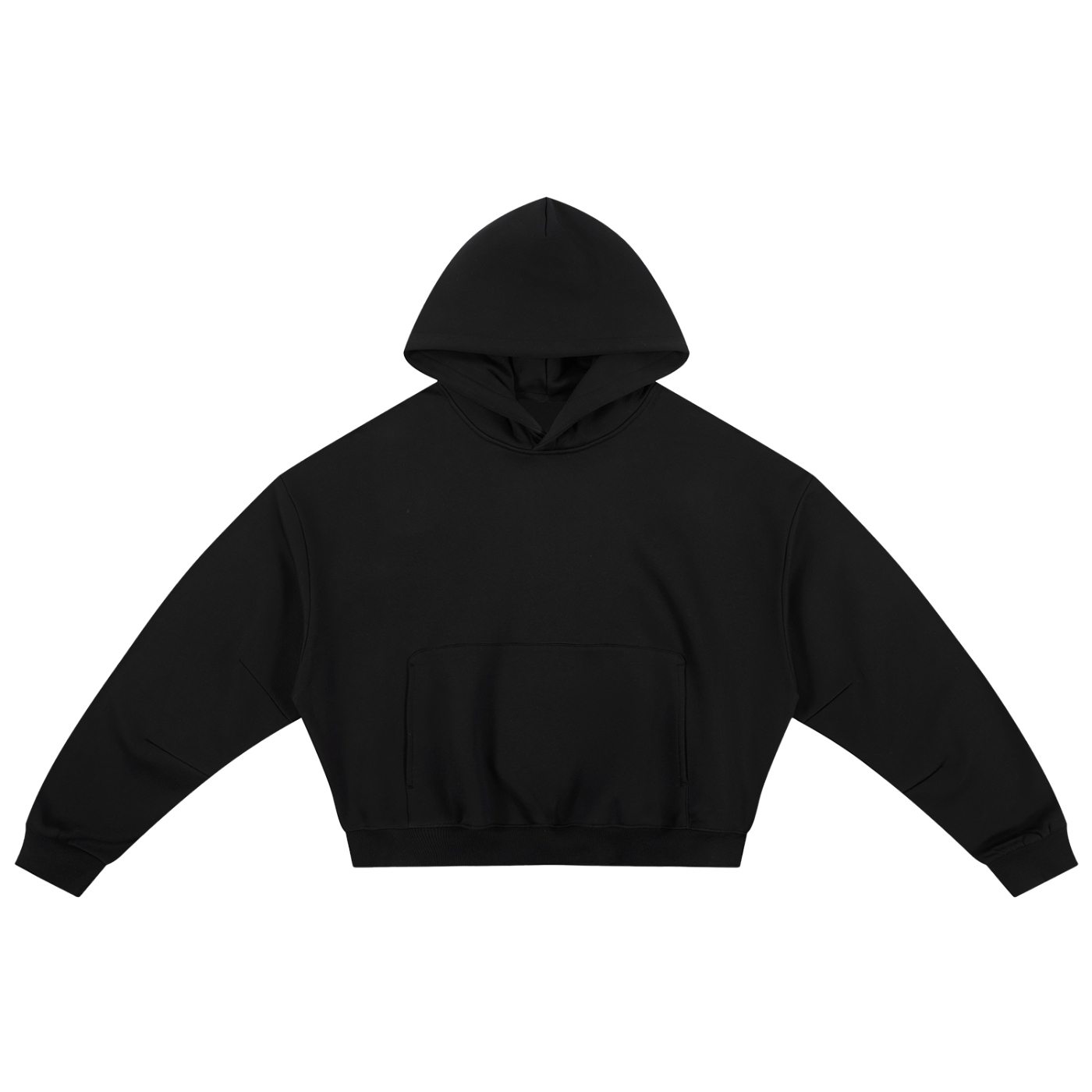 Essential Boxy Darted Sleeve Hoodie