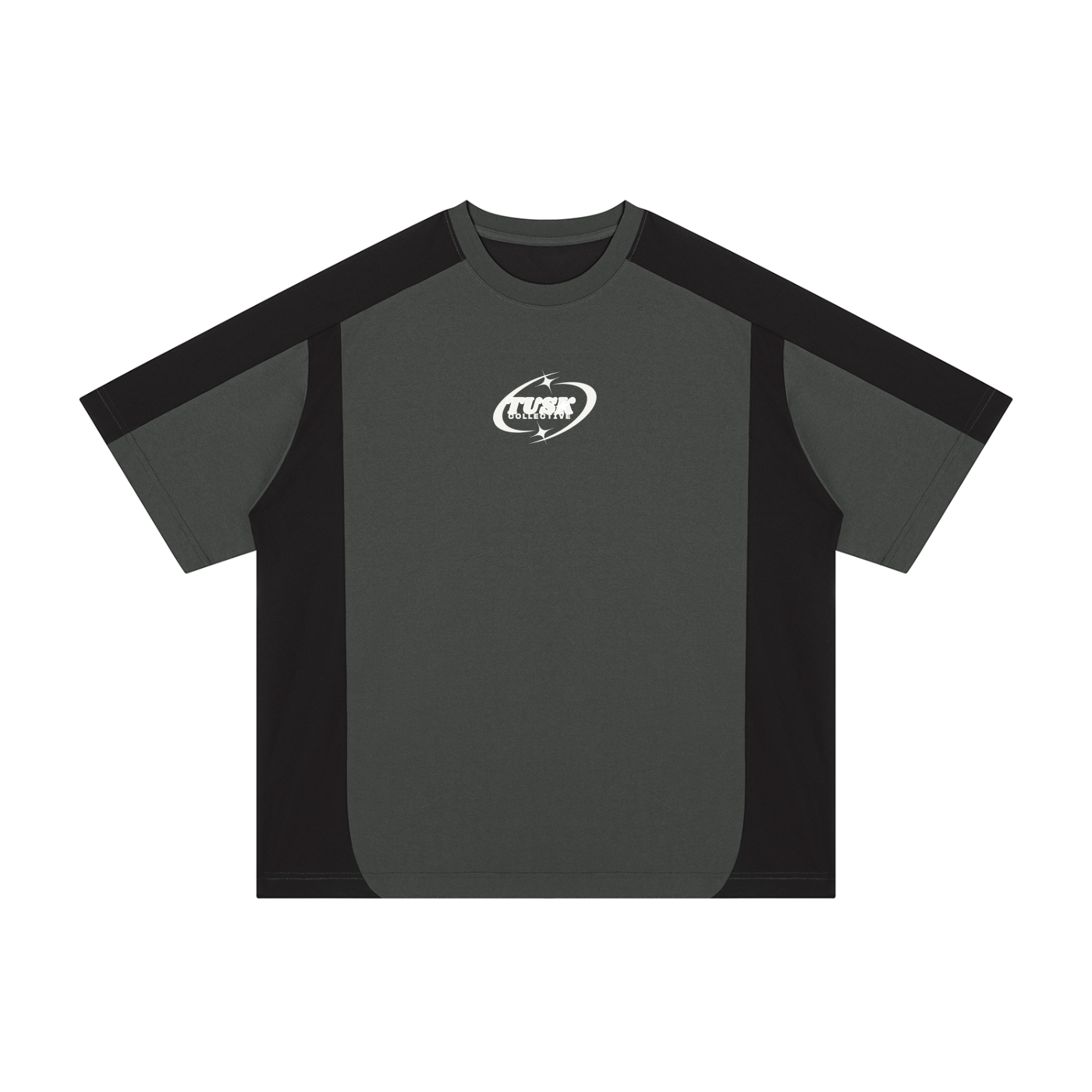 Unisex Color Block Loose T-Shirt