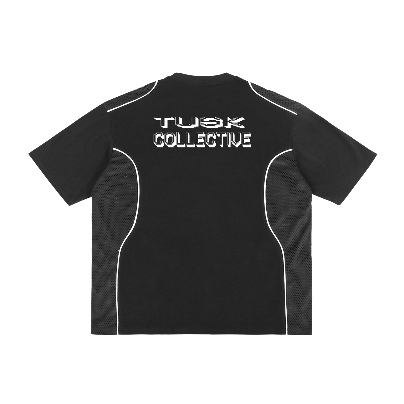 Contrast Piped Panel T-Shirt