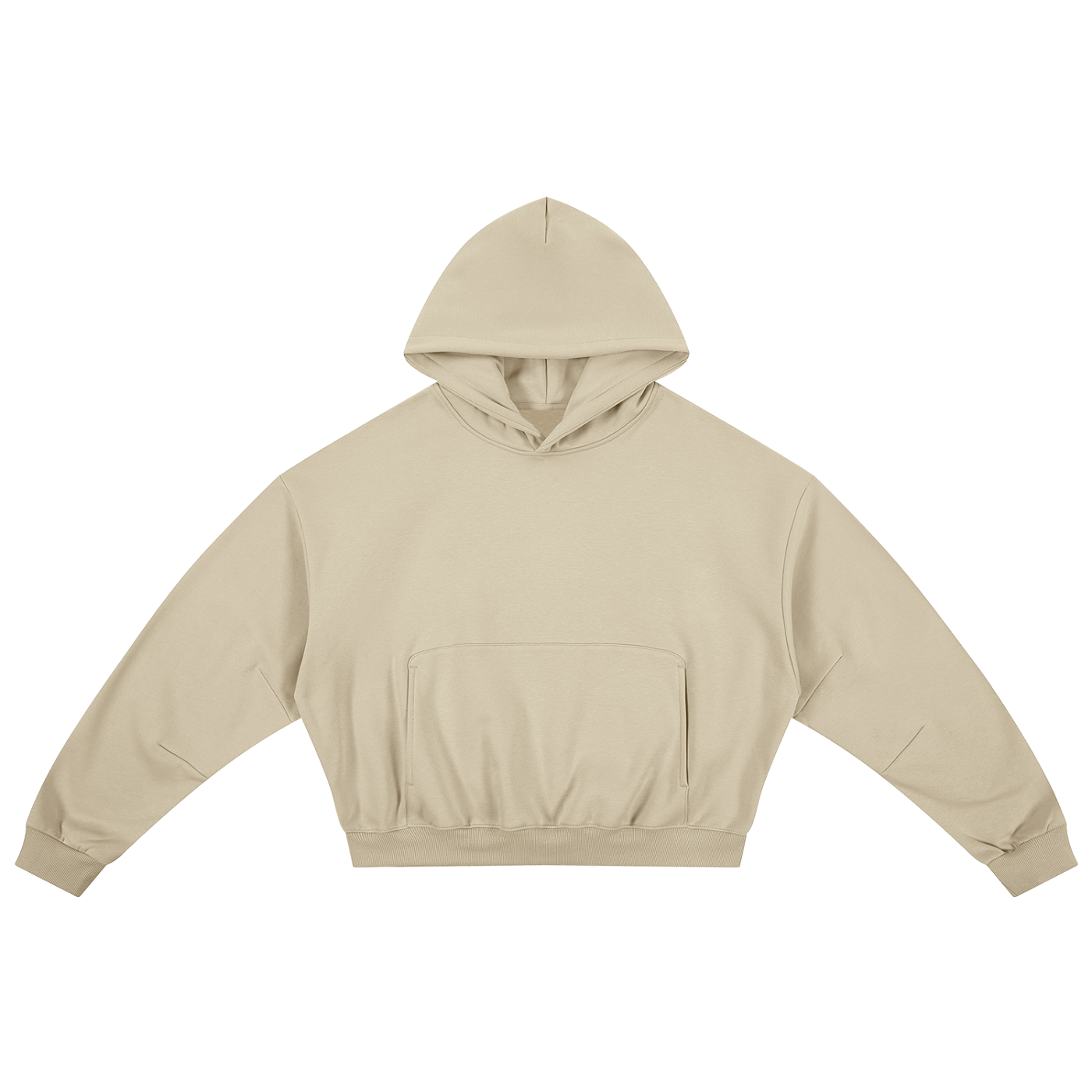 Essential Boxy Darted Sleeve Hoodie