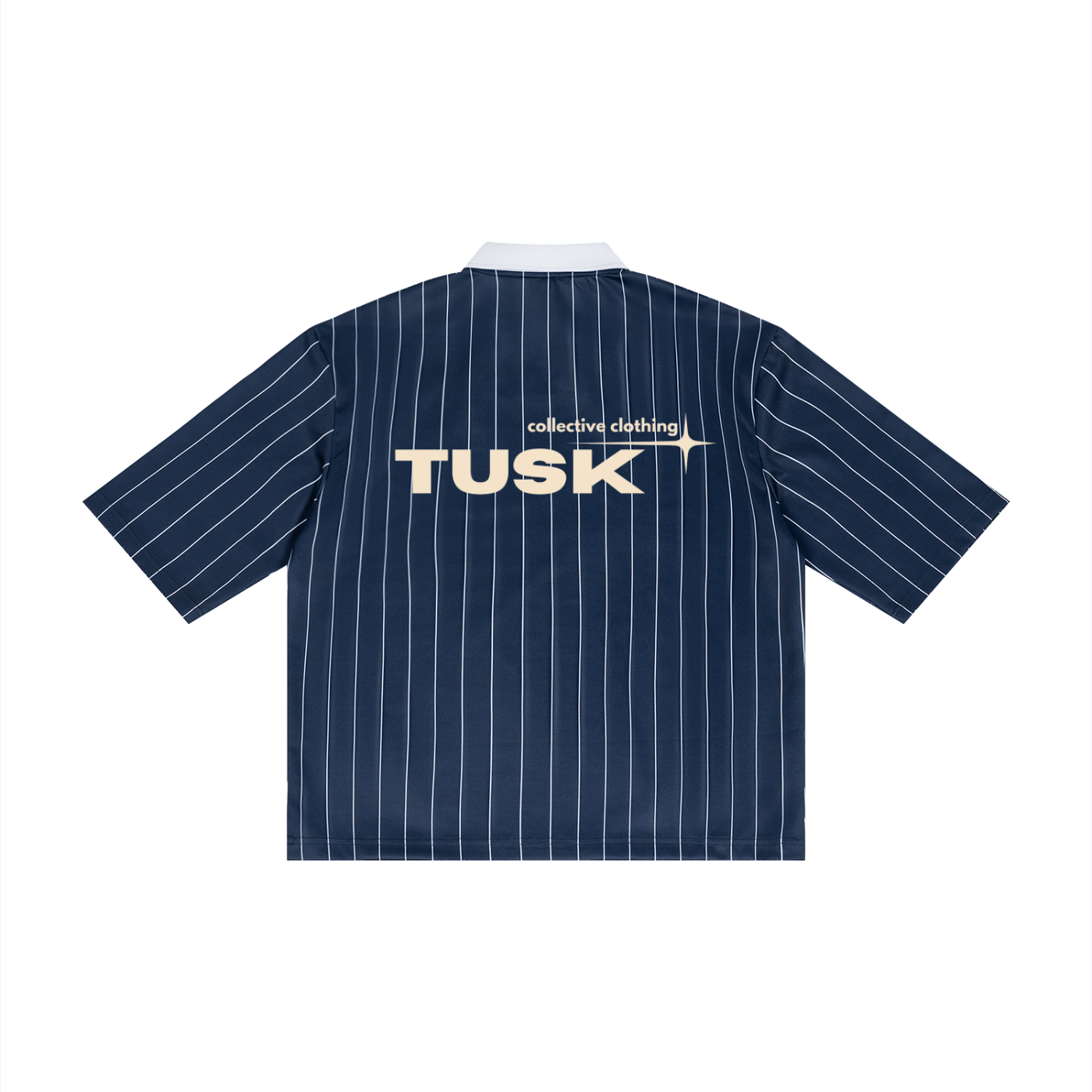 Unisex Pinstripe Collared Soccer Jersey