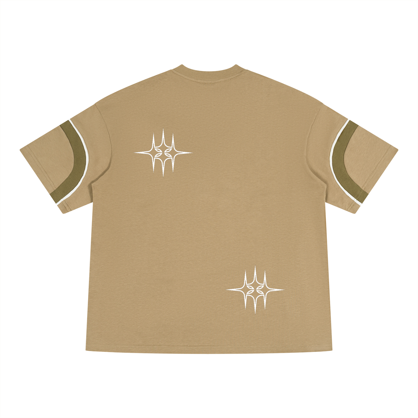 Unisex Color Block V-Neck T-Shirt