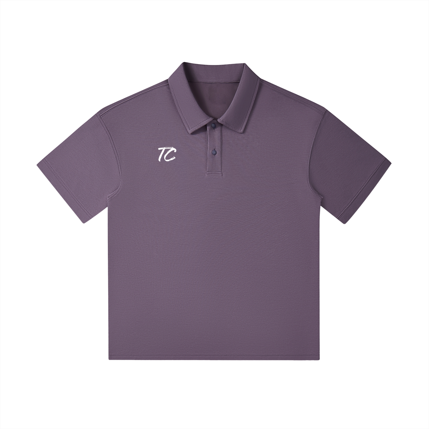 Drop Shoulder Short-Sleeve Polo