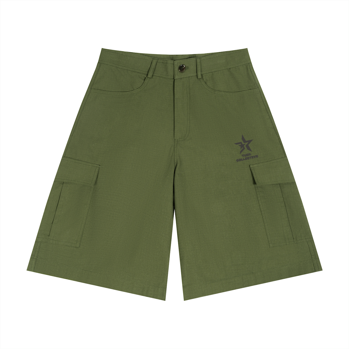 Unisex Woven Cargo Shorts