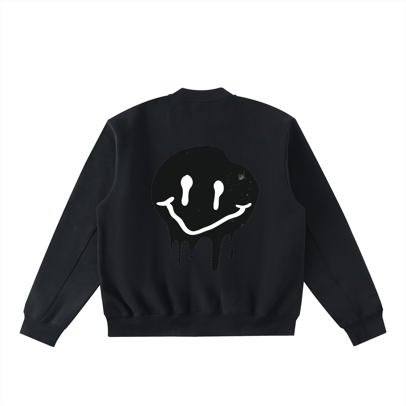 Essential Zip-Up Fleeced Varsity Jacket