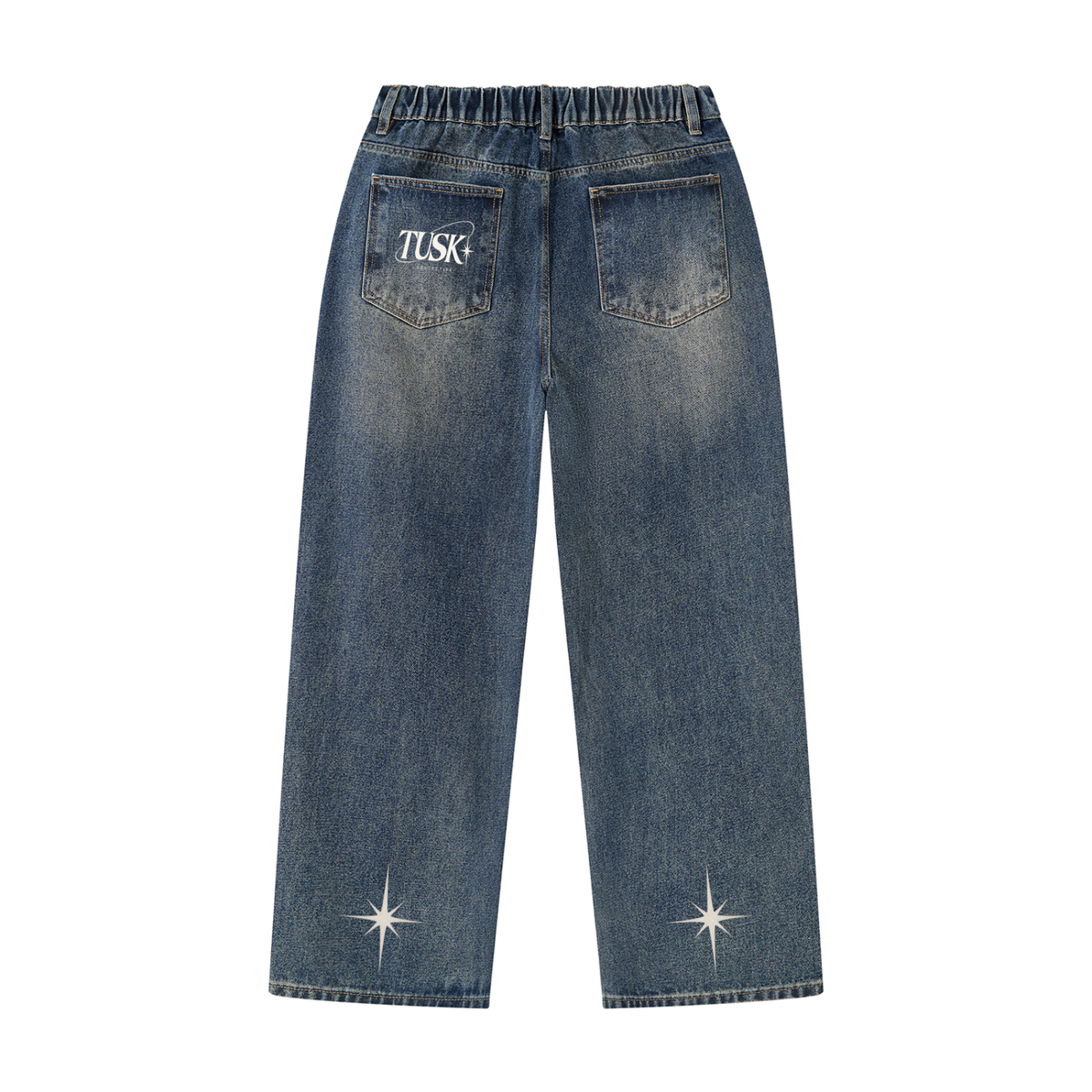 Men's Vintage Wash Denim Jeans