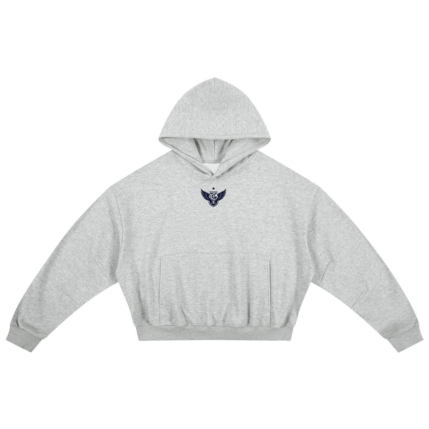 Essential Boxy Darted Sleeve Hoodie