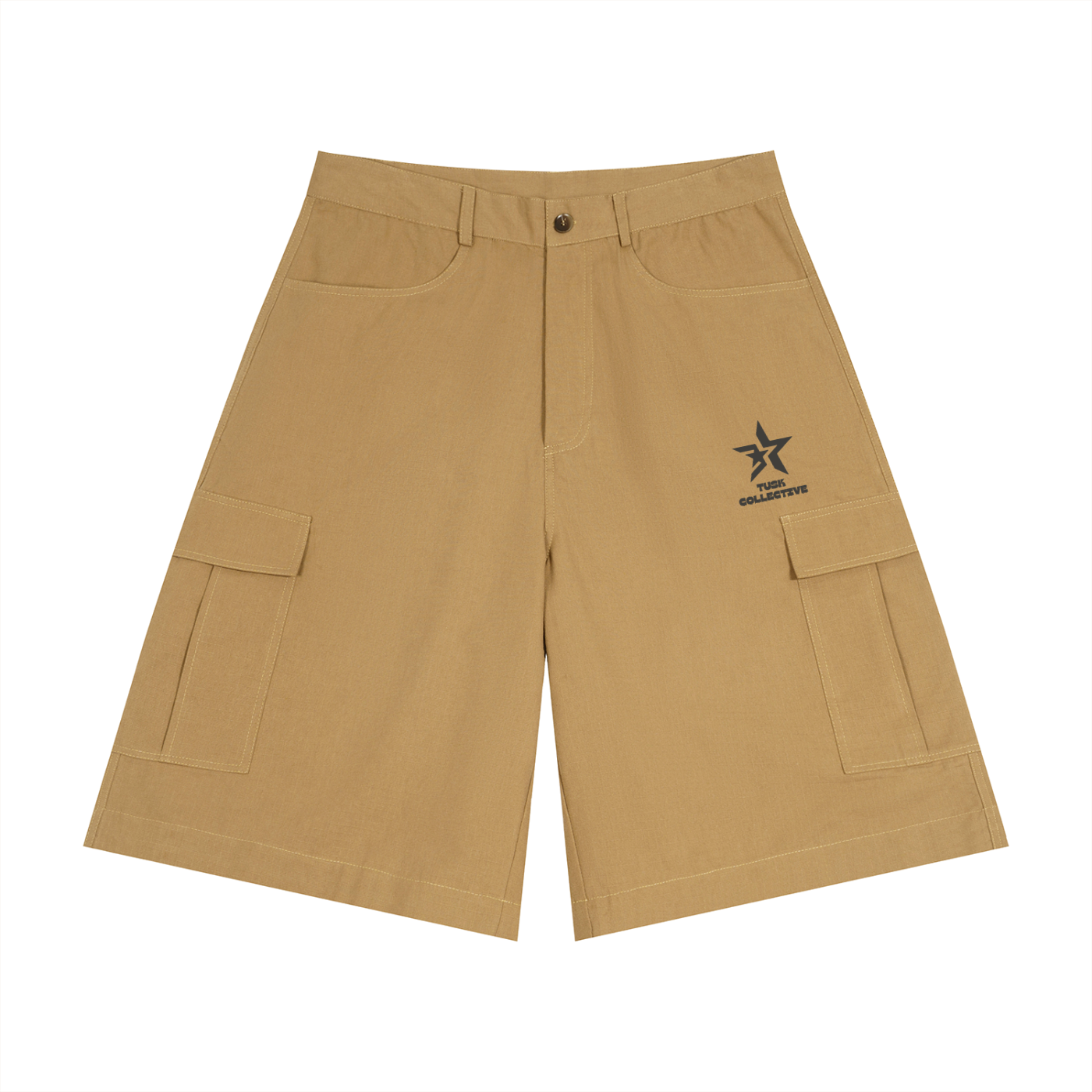 Unisex Woven Cargo Shorts