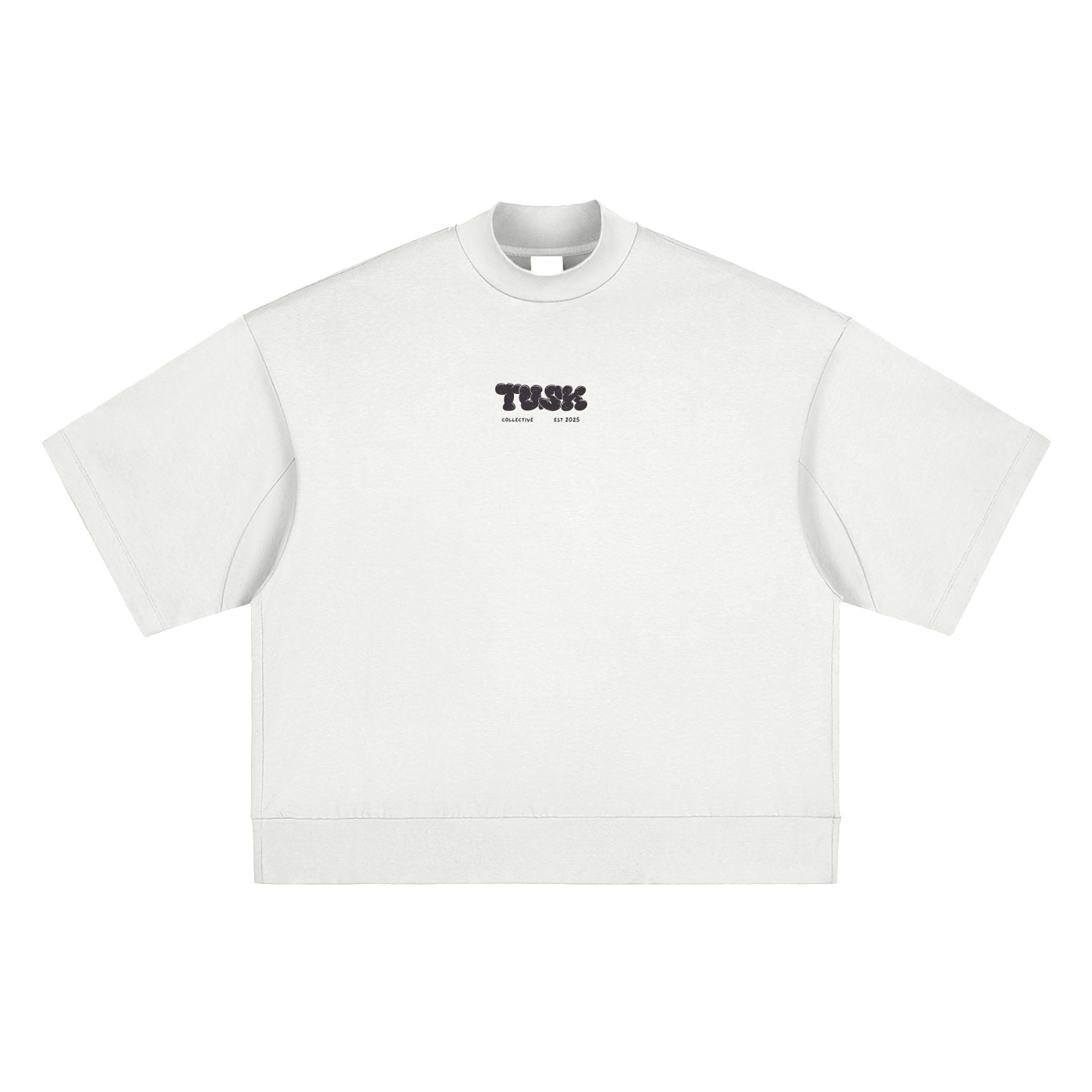 Heavyweight Oversized Mock Neck T-shirt