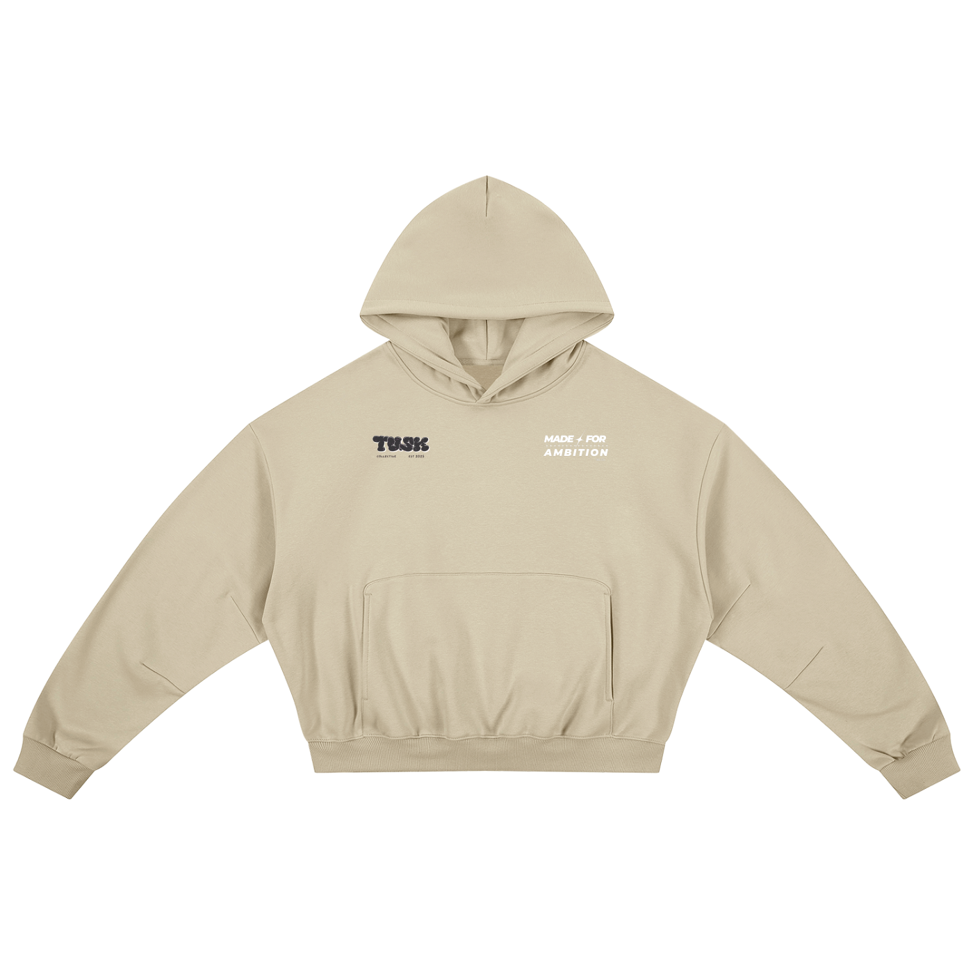 Essential Boxy Darted Sleeve Hoodie