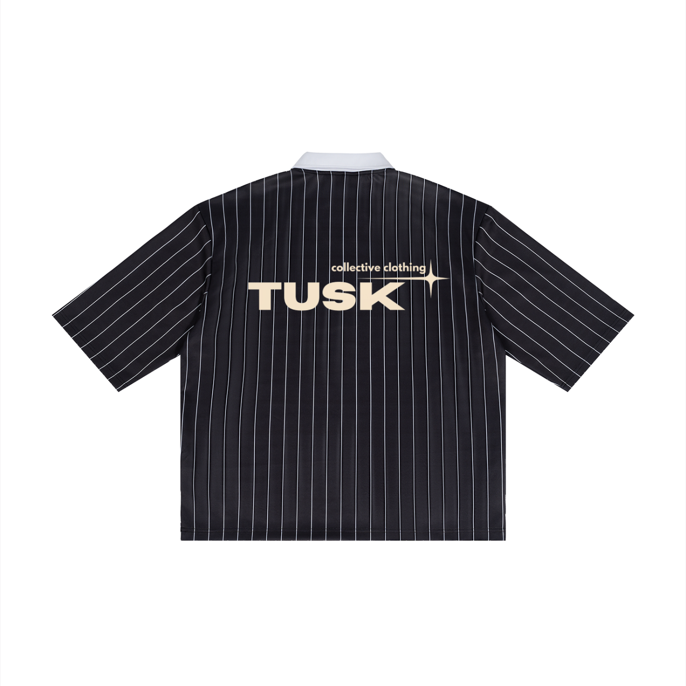 Unisex Pinstripe Collared Soccer Jersey