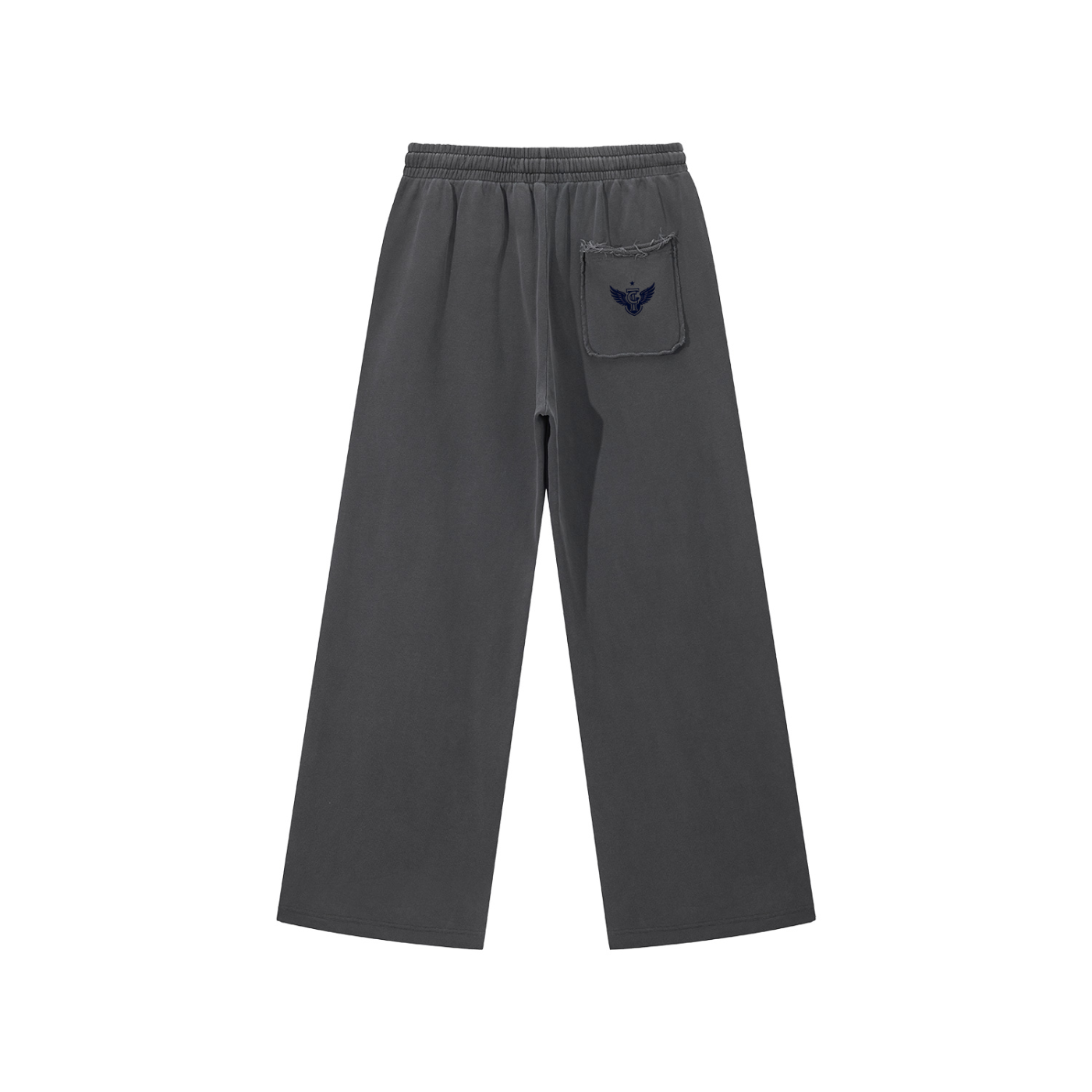 Snow Washed Raw Edge Sweatpants