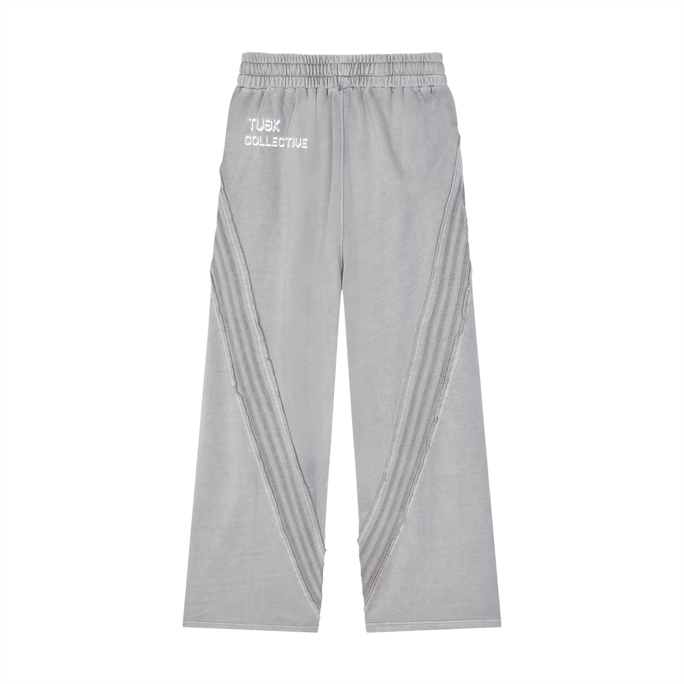 Snow Washed Tape Raw Edge Sweatpants
