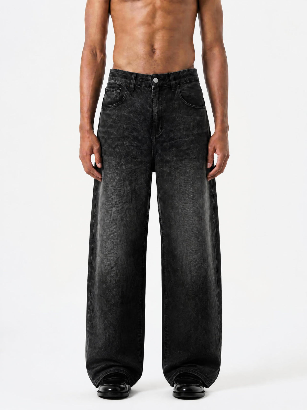 Men's Sunfade Vintage Wash Barrel Leg Jeans