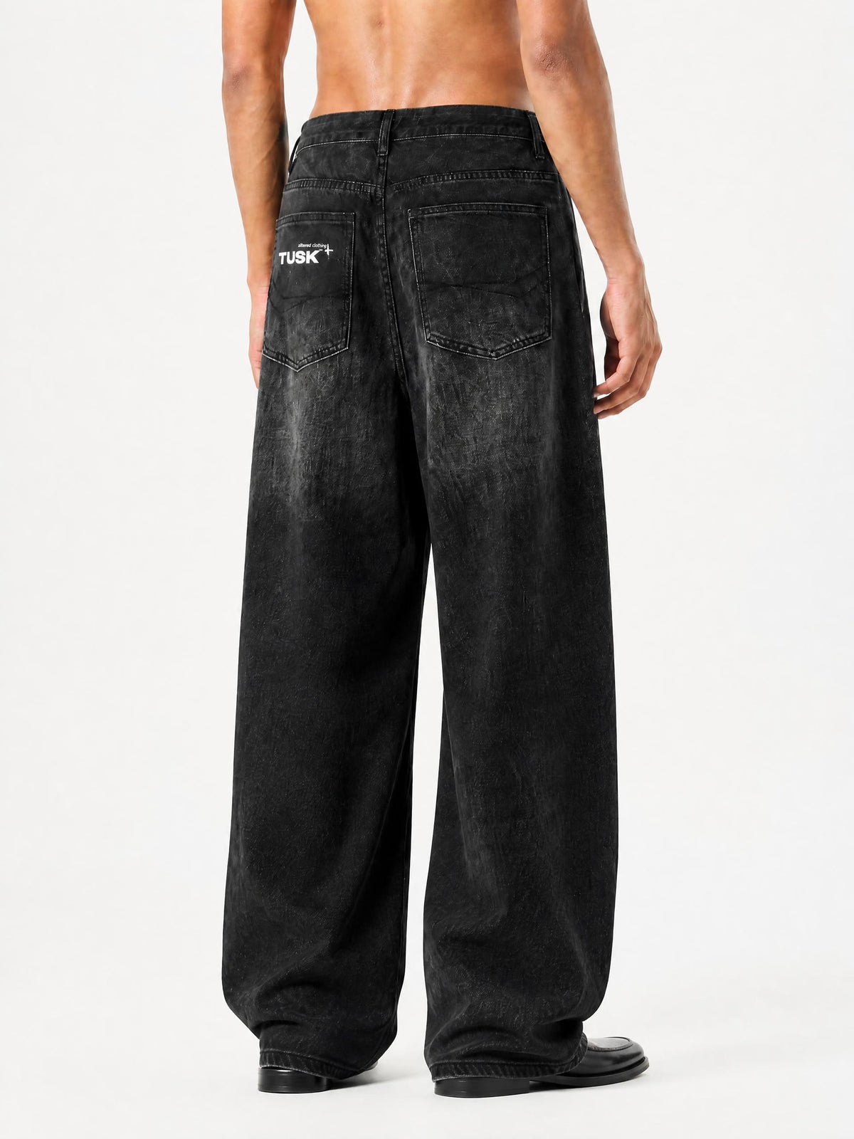 Men's Sunfade Vintage Wash Barrel Leg Jeans