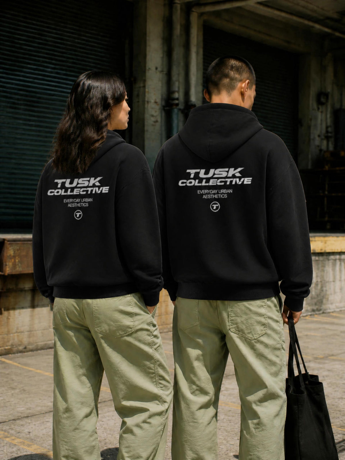 Essential Boxy Darted Sleeve Hoodie