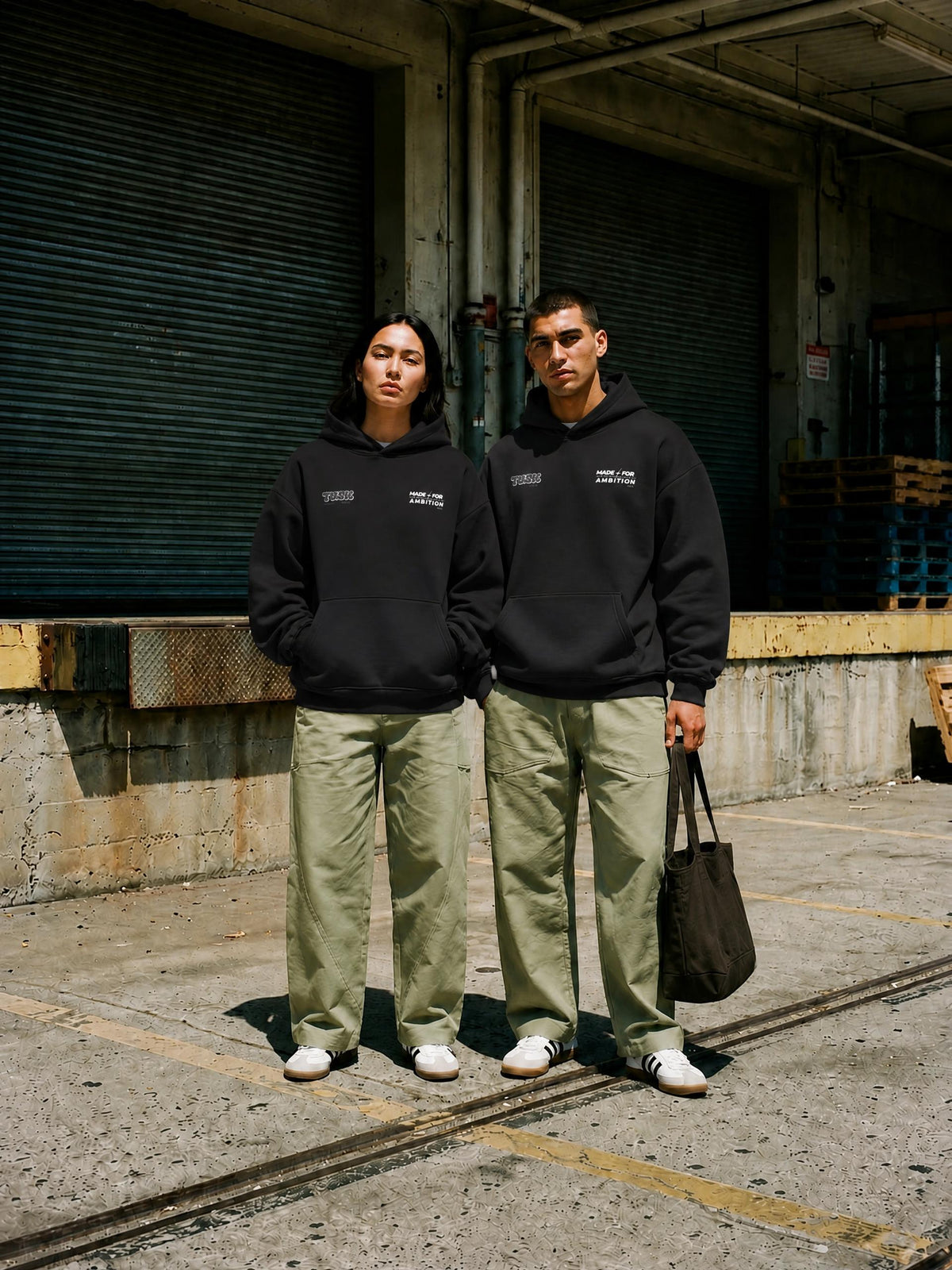 Essential Boxy Darted Sleeve Hoodie