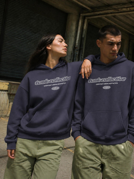 Essential Boxy Darted Sleeve Hoodie