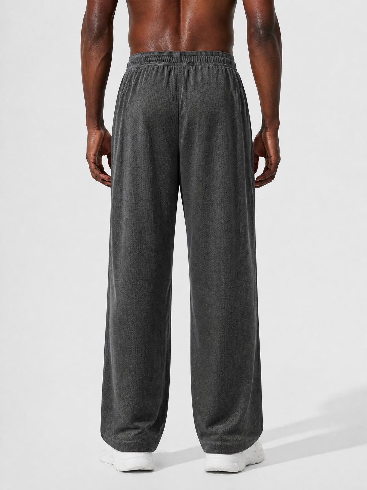 Unisex Vintage Wash Wide Leg Mesh Sweatpants