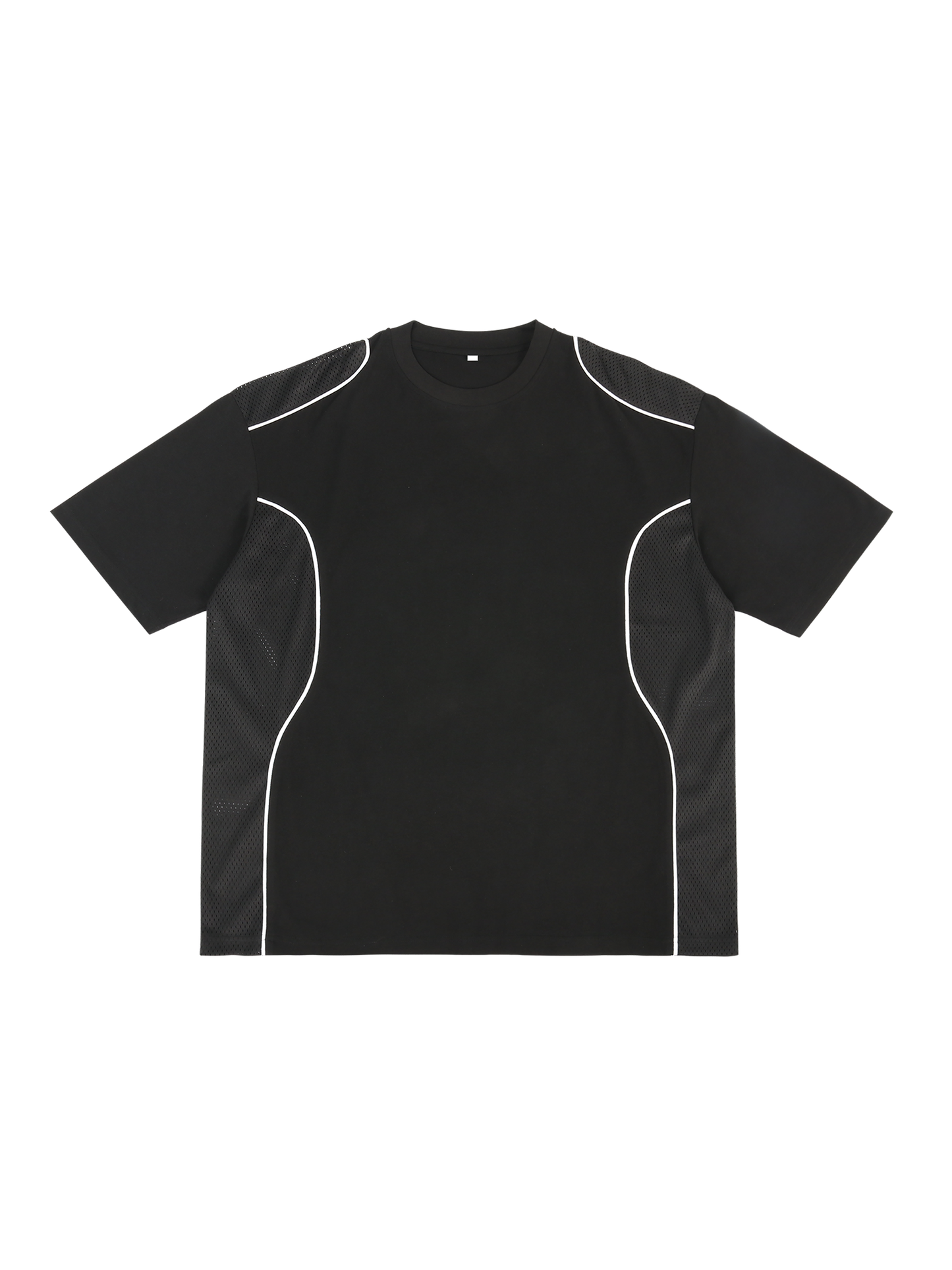 Contrast Piped Panel T-Shirt