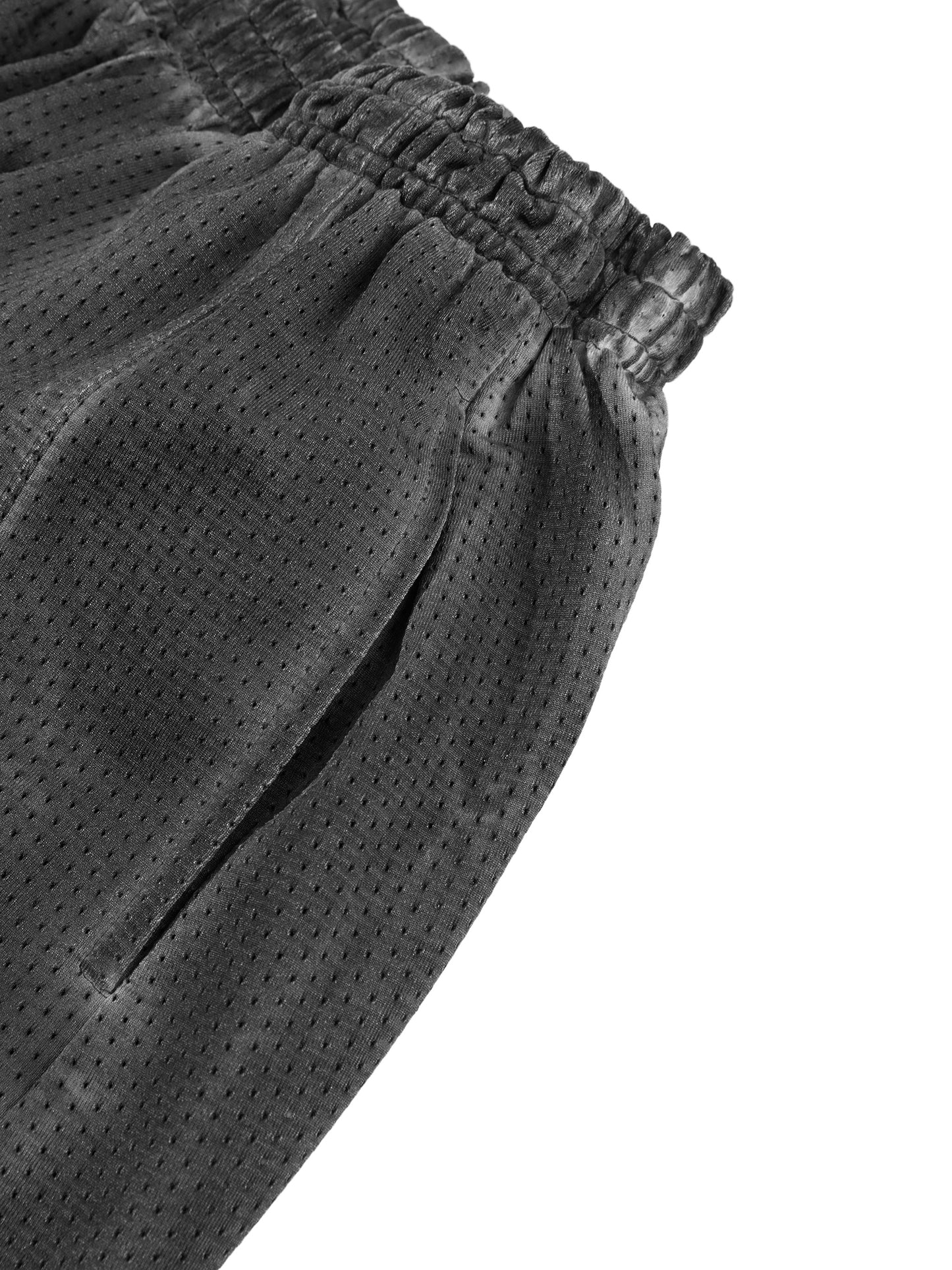 Unisex Vintage Wash Wide Leg Mesh Sweatpants