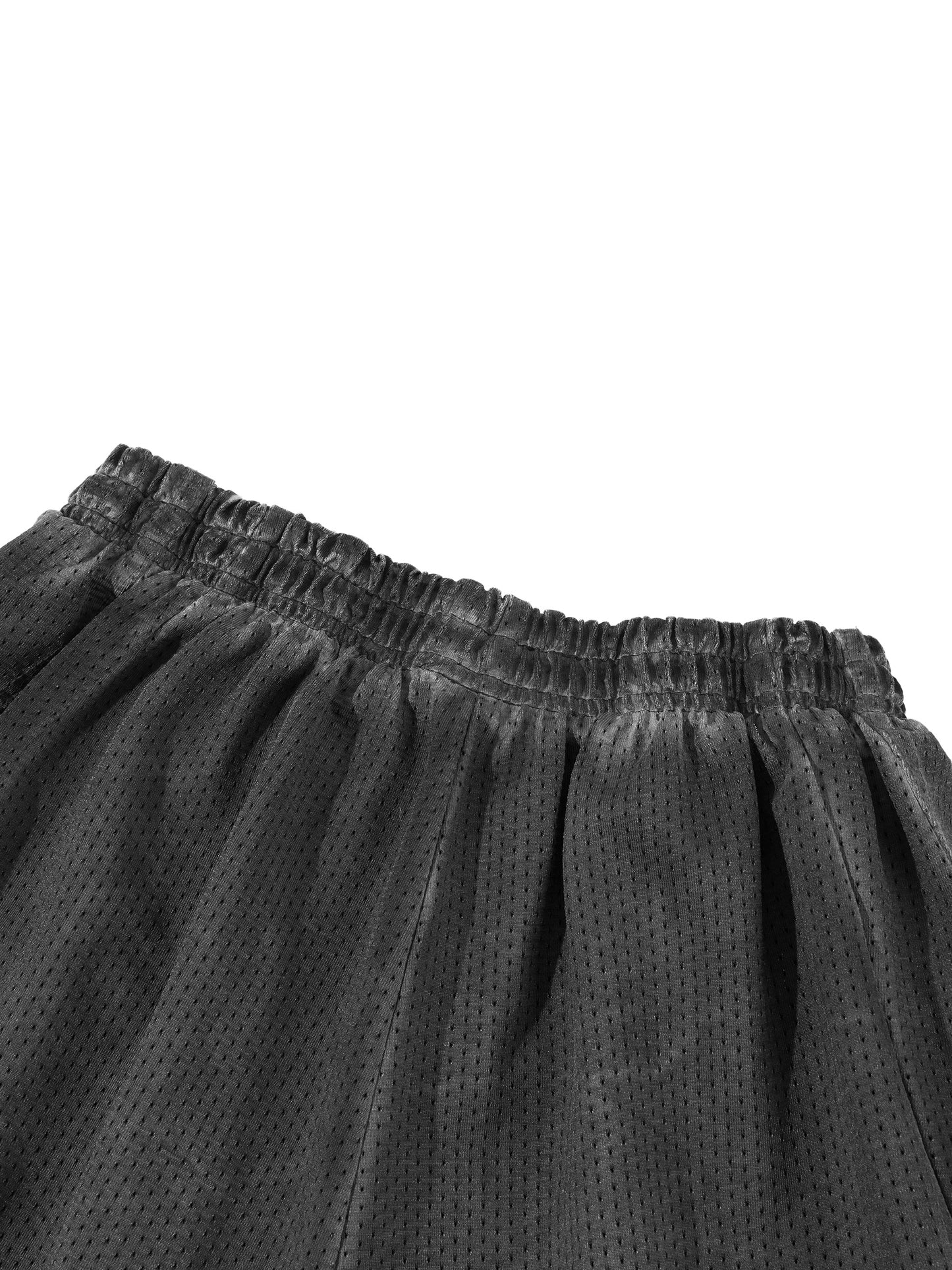 Unisex Vintage Wash Wide Leg Mesh Sweatpants
